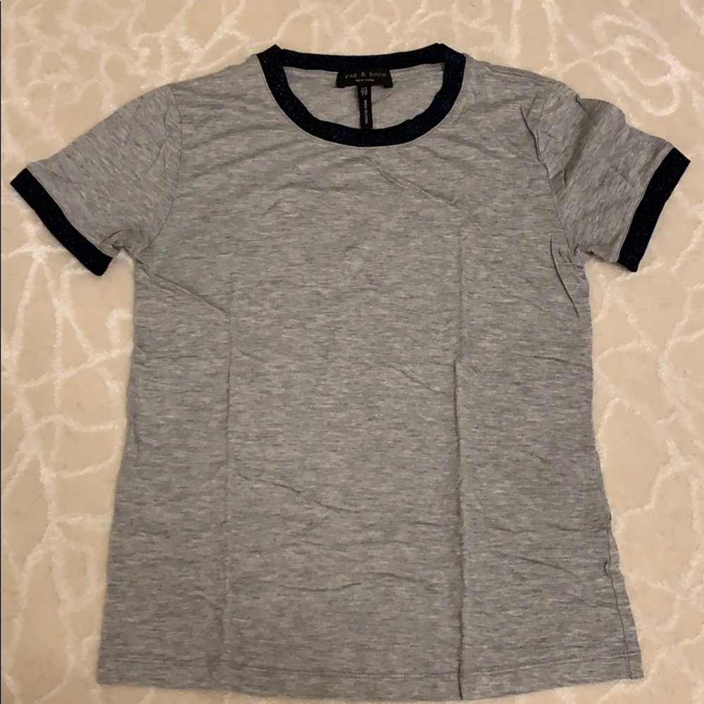 Rag & bone grey t shirt